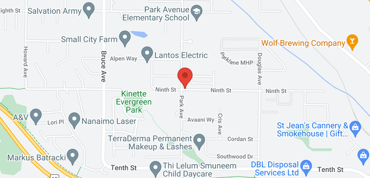 map of 396 9TH STREET